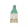 EXERTIS CONNECT cable de conexión Cat.6 F/UTP, verde, 3,0 m, Slimline Snagless, RJ45 842302