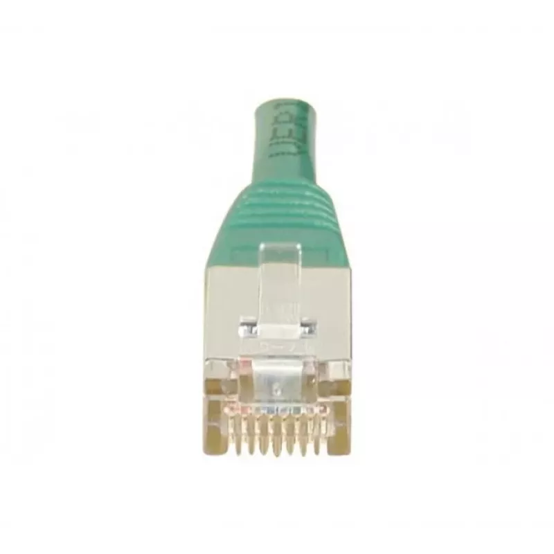 EXERTIS CONNECT cable de conexión Cat.6 F/UTP, verde, 3,0 m, Slimline Snagless, RJ45 842302