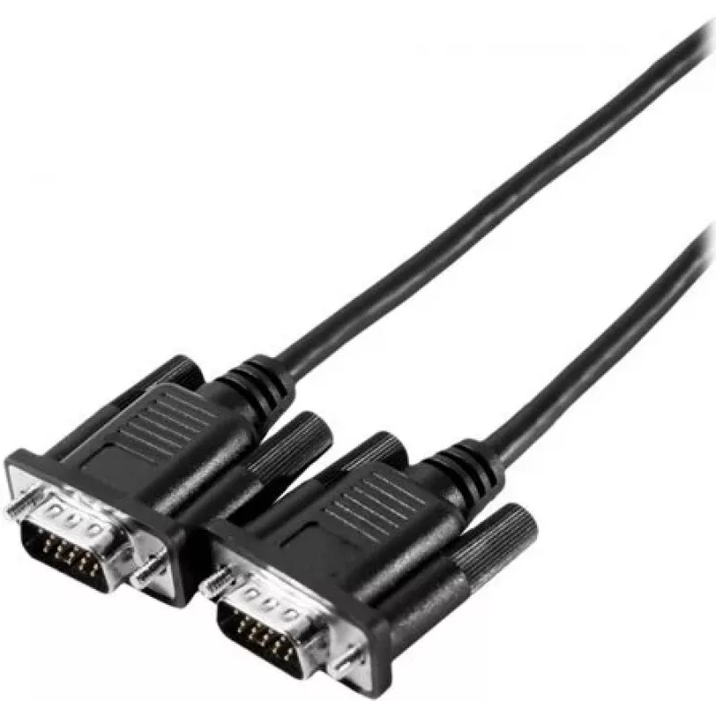 EXERTIS CONNECT cable de monitor SVGA Eco, HD D-Sub de 15 pines conector macho-conector macho, 2,0 m, negro 117700