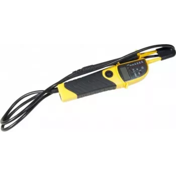 EXERTIS CONNECT comprobador de tensión con pantalla LCD e indicador de alta tensión, 12-600V AC/DC 045076