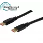 Exertis Connect Cable DisplayPort 2.1, 80 Gbit/s, UHBR20, 4:4:4, GRS, conector macho DisplayPort a conector macho DisplayPort, 3,0 m (127247)