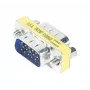 TECLINE Adaptador de género mini, conector macho HD D-Sub de 15 pines a macho para VGA (50408)