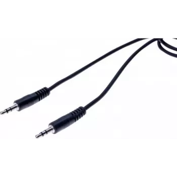 EXERTIS CONNECT Cable de audio estéreo de 3,5 mm conector macho a macho 1,5 m negro 108569