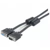 EXERTIS CONNECT Cable de monitor SVGA, conector macho/hembra HD D-Sub de 15 pines, 10,0 m, negro 119840