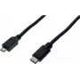 Exertis Connect Cable USB-C a Micro-USB Type-B, USB 2.0, 1 m, negro 532481