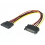 EXERTIS CONNECT Cable alargador de alimentación SATA, conector macho SATA a conector hembra SATA, 0,2 m 147564