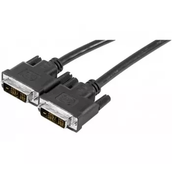 EXERTIS CONNECT Cable de monitor DVI-D Single Link, 18+1 pines conector macho a macho, 1,8 m, negro 127475
