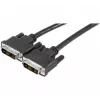 Cable de monitor DVI-D Single Link EXERTIS CONNECT, conector macho DVI-D 18+1 pines a conector macho DVI-D, 3,0 m, negro 127480