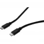 EXERTIS CONNECT Cable USB 3.2 Gen 2x2 20 Gbps / 240W USB-C a USB-C, negro, 1,5 m (532650)