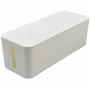 Caja grande de gestión de cables para regletas de enchufes Exertis Connect, blanca, 400 x 160 x 135 mm 573423