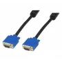 EXERTIS CONNECT Cable SVGA Premium, 2,0 m, 15 polos, pin 9 con 5V, conector macho a conector macho, negro EXC138701