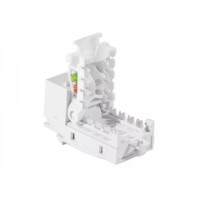Jack Keystone RJ45 TECLINE, Cat.6 UTP, sin herramientas, blanco 272883