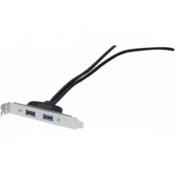 Cable alargador USB 2.0 Exertis Connect, conector macho USB-A a conector hembra USB-A, 0,25 m, negro 146697