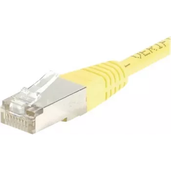 Cable de parche Cat.6 F/UTP EXERTIS CONNECT, amarillo, 10 m, Slim Bend Protection 245560