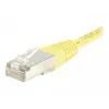 Cable de parche Cat.6 F/UTP EXERTIS CONNECT, amarillo, 10 m, Slim Bend Protection 245560