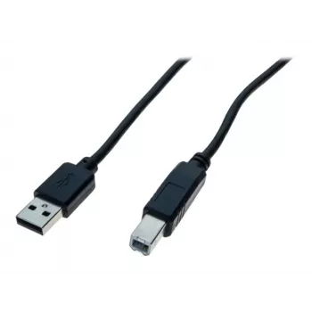 EXERTIS CONNECT Cable USB 2.0 de alta velocidad, conector USB Type-A macho a conector USB Type-B macho, Negro, 5,0 m (352451)