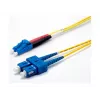 Ekivalan Cable de conexión OS2 dúplex, 9/125 µm, LC/SC, Amarillo, 2,0 m COZ008DCLC2SJ0020A
