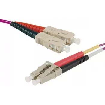 Exertis Connect Cable de conexión de fibra óptica OM4 HD, LC dúplex a LC dúplex, UPC, 15 m 392787