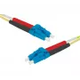 EXERTIS CONNECT Cable de conexión de fibra óptica OS2 LC dúplex a LC dúplex UPC, 9/125 µm, Amarillo, 15 m 392847