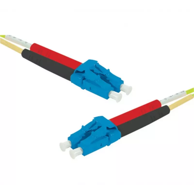 EXERTIS CONNECT Cable de conexión de fibra óptica OS2 LC dúplex a LC dúplex UPC, 9/125 µm, Amarillo, 15 m 392847