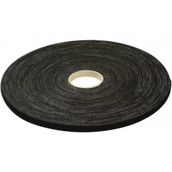 EXERTIS CONNECT Cinta de montaje de velcro, 10 mm x 20 m, negro (629421)