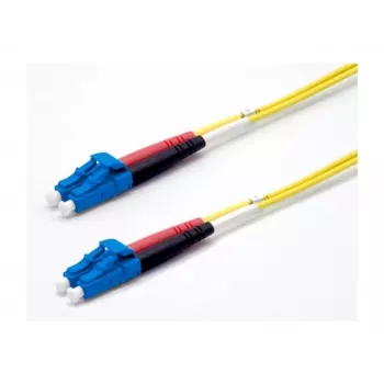 Ekivalan Cable de conexión de fibra óptica monomodo dúplex OS2 LC/LC, 9/125 µm, LSZH, amarillo, 50 m COZ008LCLC2SJ0500A