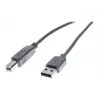 Exertis Connect Cable USB 2.0 conector macho USB-A a conector macho USB-B 1,0 m gris 532407