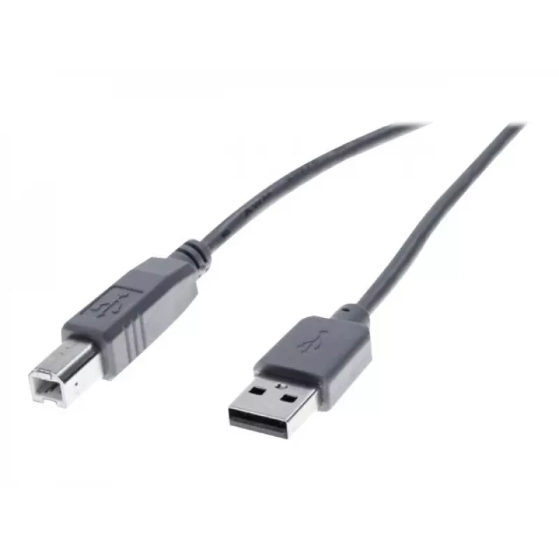 Exertis Connect Cable USB 2.0 conector macho USB-A a conector macho USB-B 1,0 m gris 532407