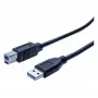 Exertis Connect Cable USB 3.0 conector macho Type-A a conector macho Type-B, 0,5 m, negro 532463