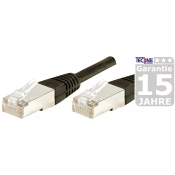 EXERTIS CONNECT Cable de conexión de exterior Cat6 resistente al agua F/UTP, negro, 50 m 845050