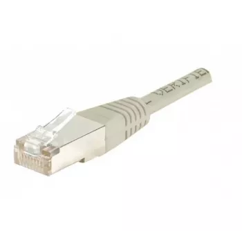 EXERTIS CONNECT Cable de conexión CAT.5e F/UTP, gris, 0,5 m, Slim Snagless 847050
