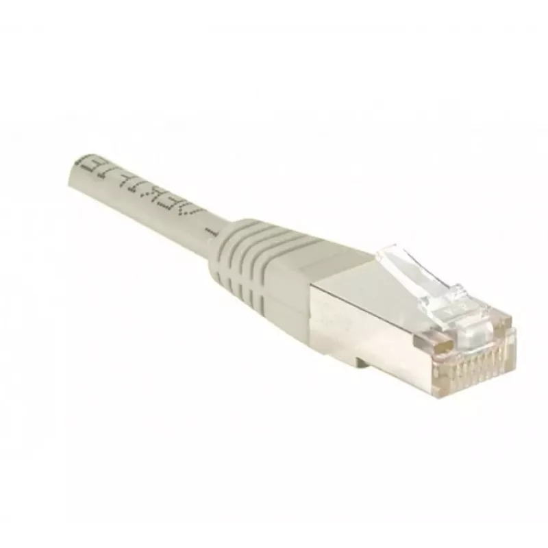 EXERTIS CONNECT Cable de conexión CAT.5e F/UTP, gris, 0,5 m, Slim Snagless 847050