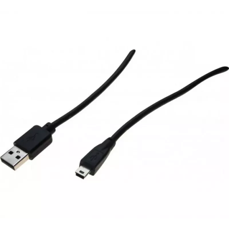 Exertis Connect Cable USB 2.0 - conector macho USB-A a conector macho Mini-USB Type-B - 1,5 m - negro 532515