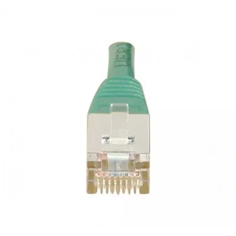 EXERTIS CONNECT Cat.6 F/UTP Cable de conexión, 20 m, verde, RJ45, Snagless Slim Boot 853329