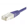 EXERTIS CONNECT Cat.6 F/UTP Cable de conexión, 30m, violeta, fundas antiacodamiento Snagless Slim, RJ45 853348