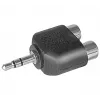 EXERTIS CONNECT Adaptador de jack estéreo de 3,5 mm a 2x RCA Phono (720140)