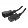 Exertis Connect Cable de alimentación IEC C14 a C13, libre de halógenos, negro, 3,0 m 807953