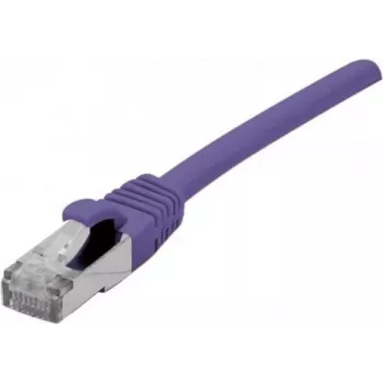 EXERTIS CONNECT Cat. 6 F/UTP Cable de conexión, 2 m, violeta, PoE, libre de halógenos 854413