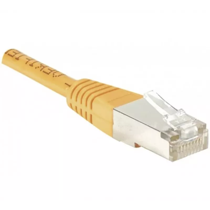 EXERTIS CONNECT Cat.6 F/UTP Cable de conexión, RJ45, naranja, 15 m 853337