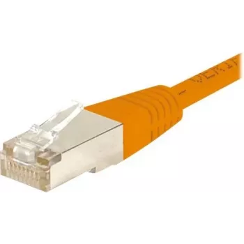 EXERTIS CONNECT Cable de red Cat6 F/UTP, naranja, 25 m, Slim Snagless 853339