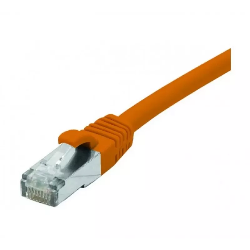 EXERTIS CONNECT Cable de red Cat6 F/UTP, PoE, LSZH, naranja, 1 m 854422