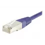 EXERTIS CONNECT Cable de red Cat.6 F/UTP, violeta, 15 m, Slim Snagless Boot 853340