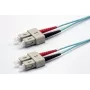 Ekivalan Cable de red de fibra óptica OM3 dúplex SC/SC, 50/125 µm, aqua, 2,0 m COZOM3DCDC2SA0020A