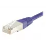 Exertis Connect 854460 Cable patch Cat.6 S/FTP PiMF, 15 m, violeta, protección de curvatura delgada
