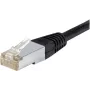Exertis Connect 845038 Cable patch resistente al agua Cat.6 F/UTP, 0,5 m, negro, protección de curvatura delgada