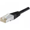 Exertis Connect 845038 Cable patch resistente al agua Cat.6 F/UTP, 0,5 m, negro, protección de curvatura delgada