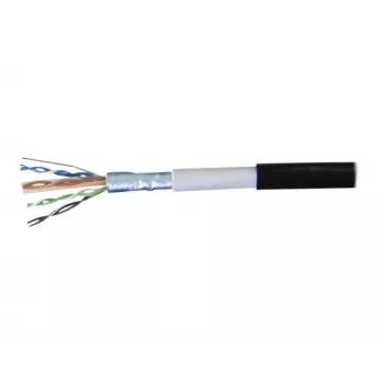 EXERTIS CONNECT Cable de red CAT.6 F/UTP resistente al agua para exterior, 5 m, negro 845042