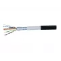 EXERTIS CONNECT Cable de red CAT.6 F/UTP resistente al agua para exterior, 5 m, negro 845042