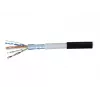 EXERTIS CONNECT Cable de red CAT.6 F/UTP resistente al agua para exterior, 5 m, negro 845042