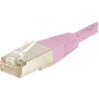 EXERTIS CONNECT Cable de red Cat6 S/FTP PiMF, rosa, 15 m 854486